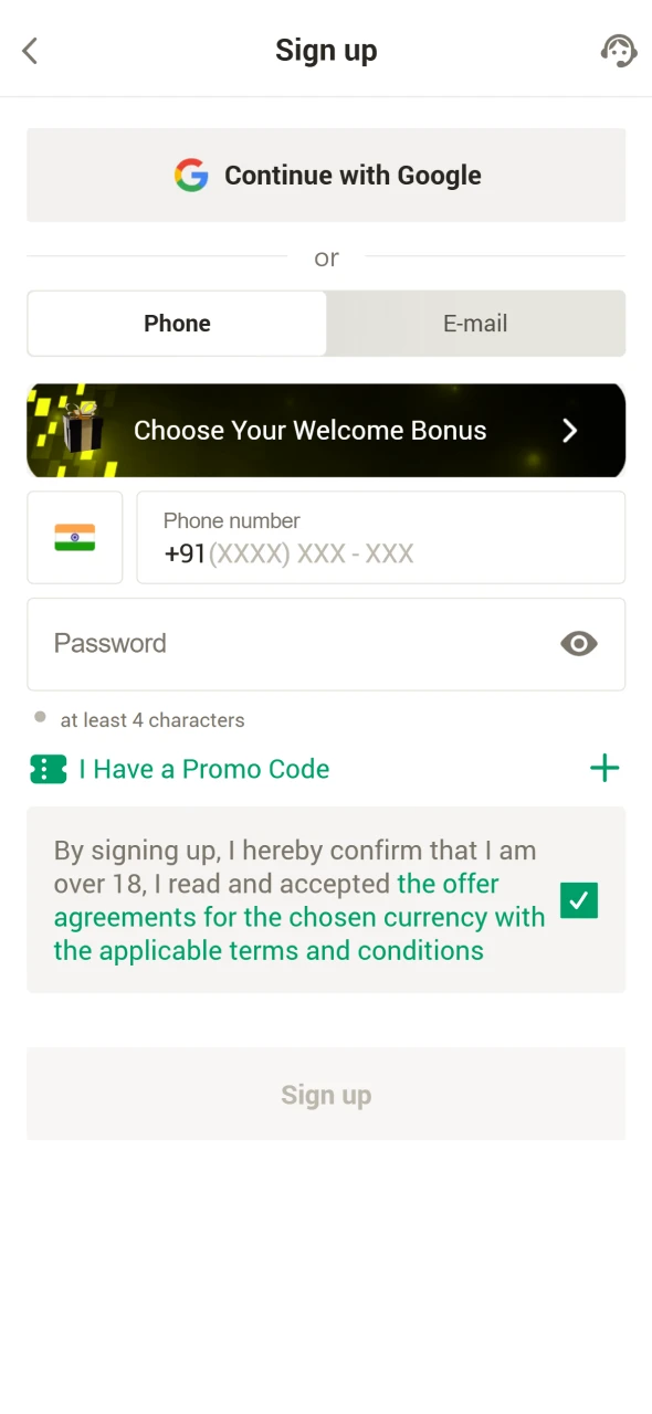 Make an account to start playing Crazy Time.